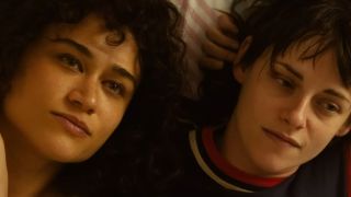 Katy O'Brian and Kristen Stewart in Love Lies Bleeding