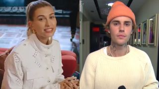 Hailey Bieber in a Vogue interview and Justin Bieber hosting SNL.