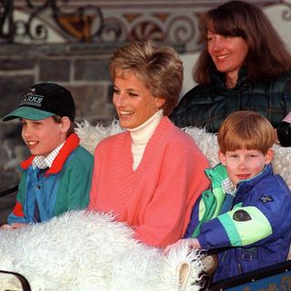 Diana William Harry Ski Holiday