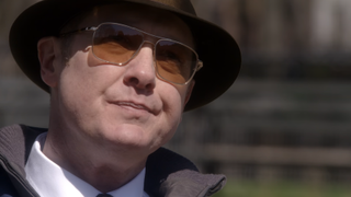 James Spader telling a story on The Blacklist