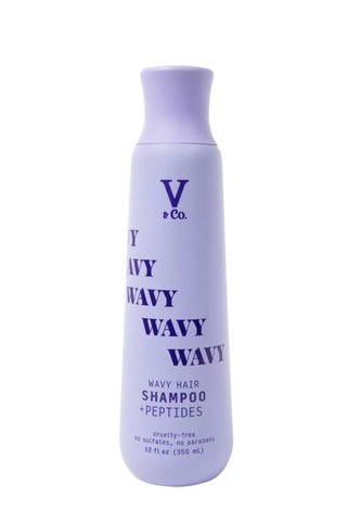V&Co. Beauty Wavy Shampoo on a white background
