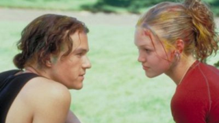 Heath Ledger and Julia Stiles in 10 Things I Hate About You