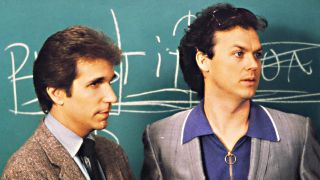 Henry Winkler and Michael Keaton in Night Shift