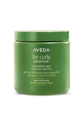 Aveda Be Curly Advanced Coil Definer Gel on a white background