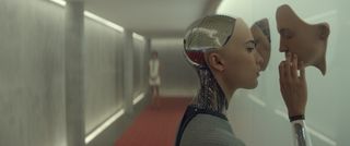 A still from the movie Ex Machina