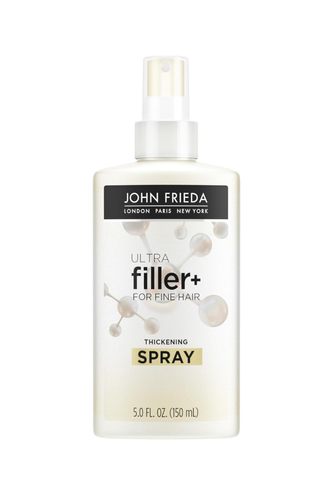 John Frieda ULTRAfiller+ Thickening Spray for Fine Hair on a white background