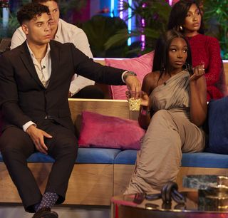 Kenny Rodriguez, Connor Newsum, JaNa Craig, Daia McGhee at the 'Love Island USA' season 6 reunion