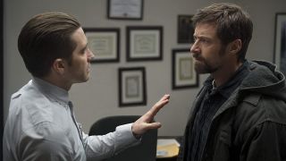 Jake Gyllenhaal and Hugh Jackman in Prisoners