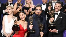 Cast of "Shogun" show off Emmys