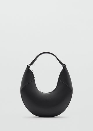 Leather-Effect Shoulder Bag