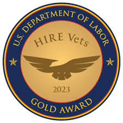 Hire Vets 2023 Award Logo