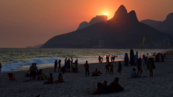 Pôr do sol em Ipanema - Sputnik Brasil