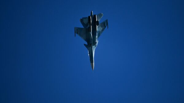 Caça russo Su-30SM (imagem referencial) - Sputnik Brasil