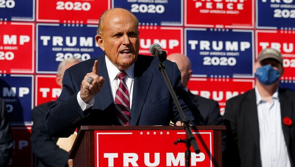 Rudy Giuliani, advogado da campanha do presidente Donald Trump. - Sputnik Brasil