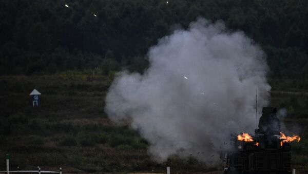 Sistema de defesa antiaérea Pantsir-S (imagem referencial) - Sputnik Brasil