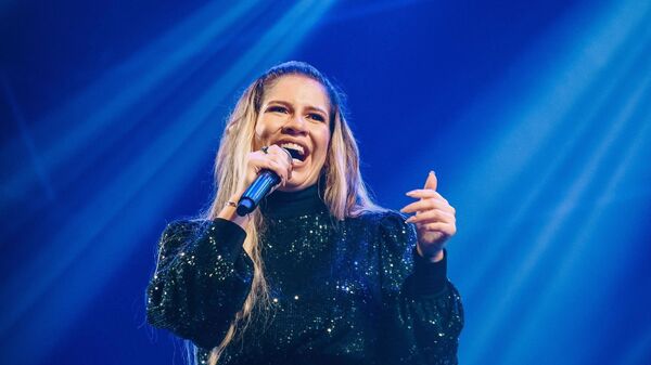 Cantora Marília Mendonça durante concerto em São José dos Campos, Brasil, 25 de setembro de 2021 - Sputnik Brasil