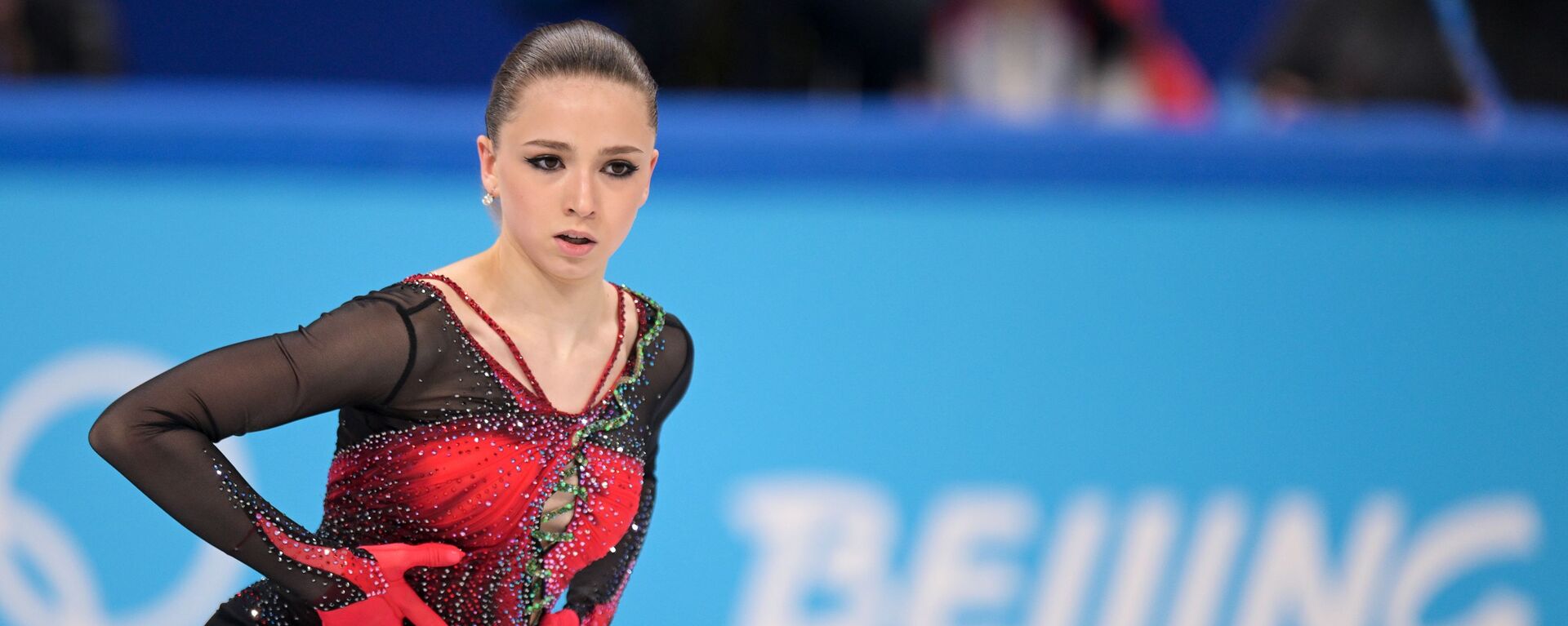 Patinadora russa Kamila Valieva participando nos Jogos Olímpicos de Inverno de 2022 em Pequim - Sputnik Brasil, 1920, 11.02.2022