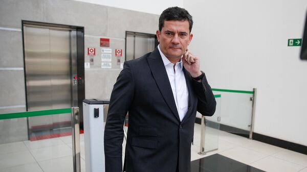 O ex-juiz Sergio Moro, em 18 de abril de 2022 - Sputnik Brasil