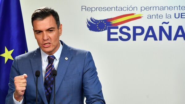 O presidente do Governo espanhol, Pedro Sánchez - Sputnik Brasil