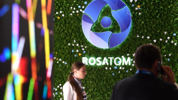 Logotipo da Rosatom (imagem de arquivo) - Sputnik Brasil