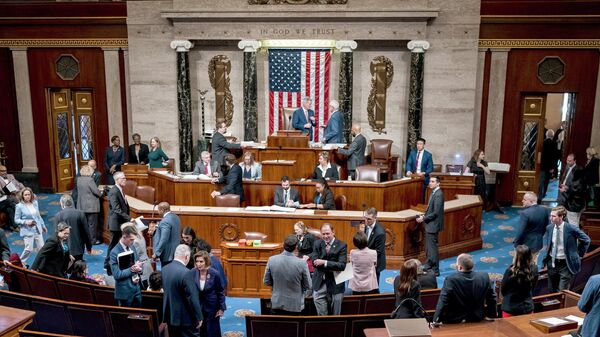 Kevin McCarthy, presidente da Câmara, preside a aprovação da H.R. 1, a Lei de Custos de Energia mais Baixa dos republicanos. Washington DC, 30 de março de 2023 - Sputnik Brasil