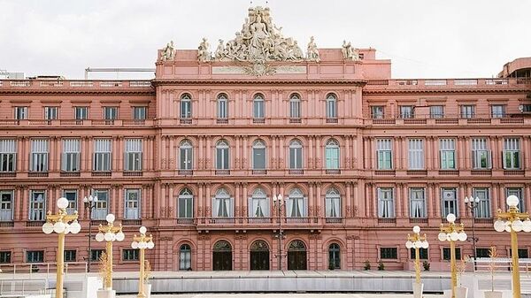 Casa Rosada, em Buenos Aires, sede do Poder Executivo da Argentina - Sputnik Brasil