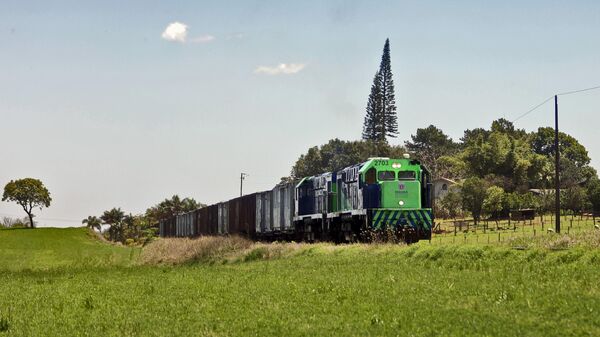 Ferrovia administrada pela Ferroeste - Sputnik Brasil