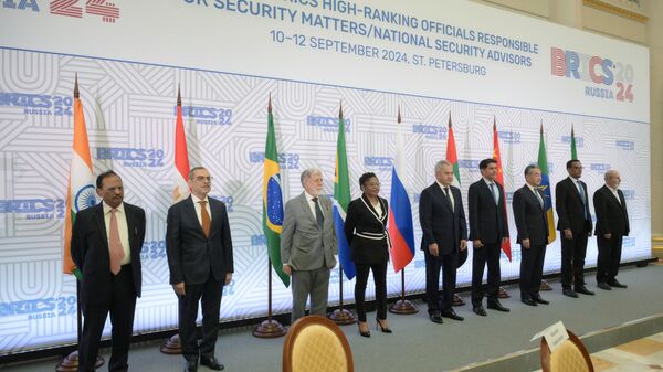 A 14ª Reunião dos Altos Representantes do BRICS e BRICS+ sobre Assuntos de Segurança. - Sputnik Brasil