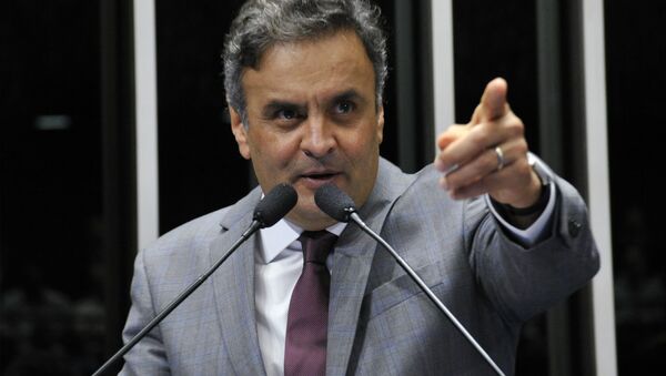 Senador pelo PSDB, Aécio Neves - Sputnik Brasil