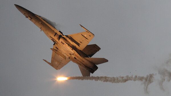 Avião militar McDonnell Douglas F-18 Hornet da Força Aérea da Finlândia - Sputnik Brasil