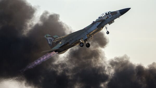 Caça israelense F-15 - Sputnik Brasil