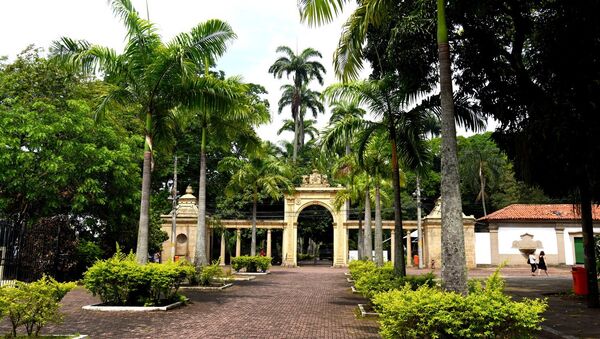 Entrada do Jardim Zoológico do Rio de Janeiro, na Quinta da Boa Vista, no bairro de São Cristóvão - Sputnik Brasil