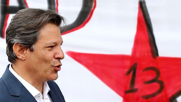 Fernando Haddad, ex-prefeito de São Paulo e candidato à presidência do Brasil pelo PT - Sputnik Brasil