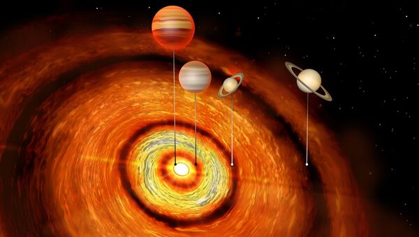 Estrela CI Tau com quatro planetas - Sputnik Brasil