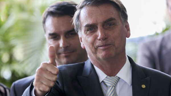 Presidente Eleito Jair Bolsonaro em entrevista no CCBB em Brasília - Sputnik Brasil