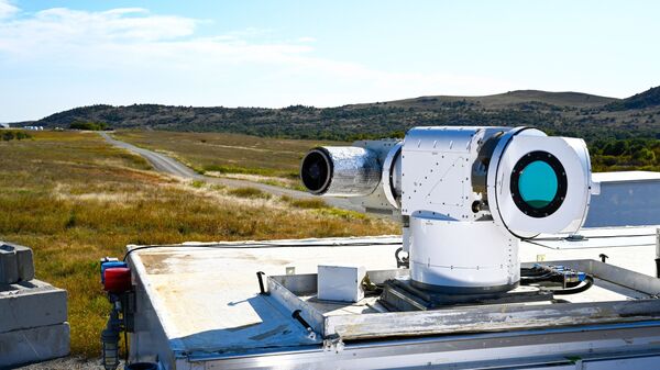 Sistema de armas a laser ATHENA (Ativo Avançado de Alta Energia para Testes) - Sputnik Brasil