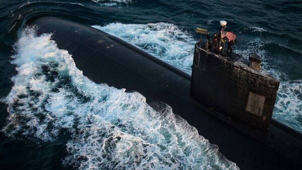 Submarino USS Toledo da Marinha dos EUA - Sputnik Brasil