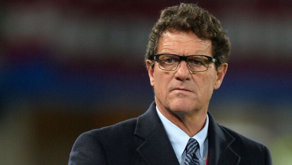 Técnico italiano Fabio Capello no comando da seleção da Rússia - Sputnik Brasil