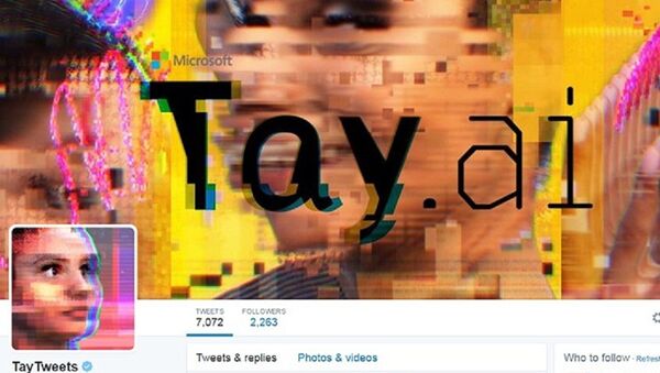 Página de Tay no Twitter - Sputnik Brasil