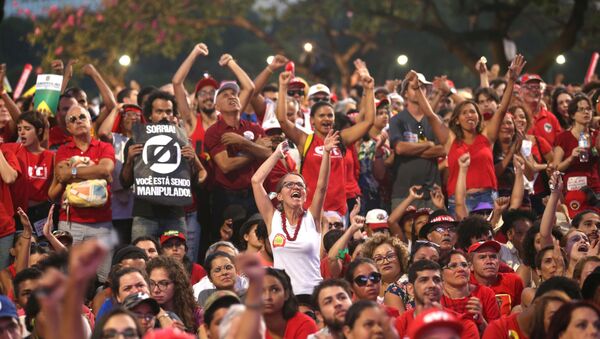 Ato contra o impeachment em Brasília - Sputnik Brasil