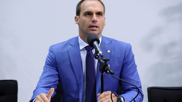 Deputado Federal Eduardo Bolsonaro (PSC-SP) - Sputnik Brasil