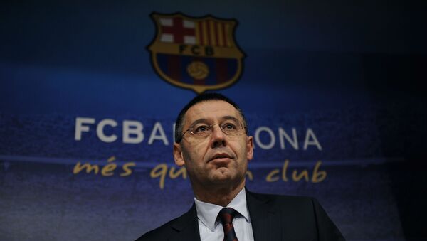 Josep Maria Bartomeu, presidente do Barcelona. - Sputnik Brasil