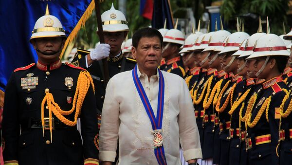 Presidente das Filipinas, Rodrigo Duterte - Sputnik Brasil