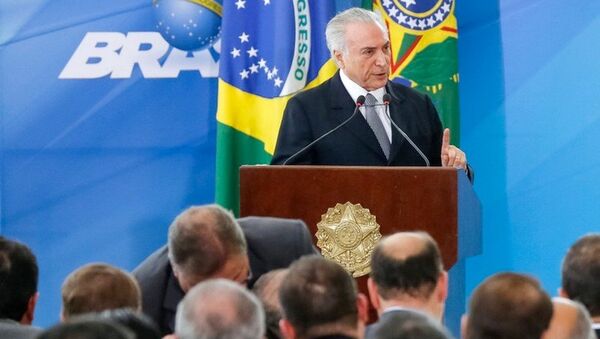 Presidente Michel Temer - Sputnik Brasil