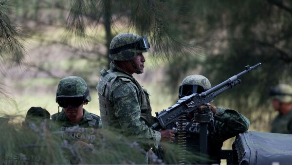 Soldados do exército mexicano - Sputnik Brasil