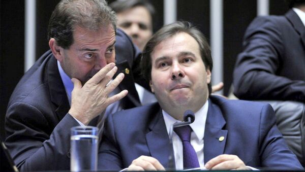 Presidente da Câmara, Rodrigo Maia - Sputnik Brasil