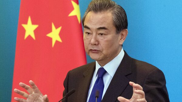 Chanceler chinês Wang Yi - Sputnik Brasil