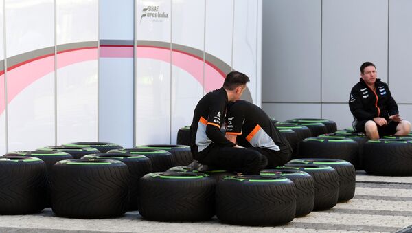 Preparativos do Grand Prix da Rússia de F1, em Sochi - Sputnik Brasil