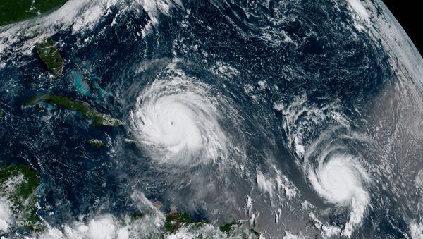 Imagem do furacão Irma - Sputnik Brasil