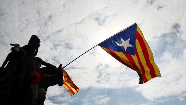 Bandeira independentista da Catalunha - Sputnik Brasil